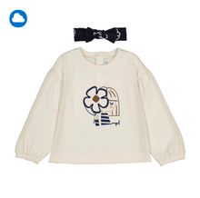 Load image into Gallery viewer, MAYORAL BABY &amp; TODDLER PRINTED T SHIRT WITH A HEADBAND &amp; LEGGING SET          2078