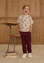 Load image into Gallery viewer, RYLEE + CRU RAW EDGE TEE || FOOTBALLS