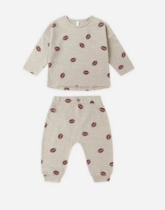 RYLEE + CRU TEE & PANT SET || FOOTBALL