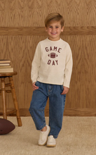 Load image into Gallery viewer, RYLEE + CRU LONG SLEEVE PANELED TEE || GAME DAY || BABY &amp; BPOYS