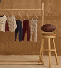 Load image into Gallery viewer, RYLEE + CRU.       BABY CRU PANT IN BURGUNDY
