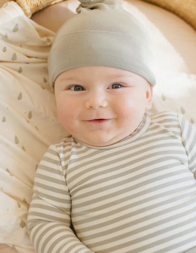 QUINCY MAE BABY SIDE BODYSUIT + PANT SET | FERN STRIPE