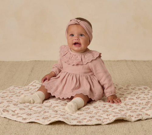 QUINCY MAE BABY THALIA ROMPER