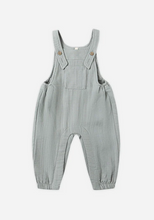 Load image into Gallery viewer, QUINCY MAE BABY OVERALL STEEL BLUE