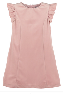 LULI & ME GIRLS DELUXE VELVET SHIFT DRESS