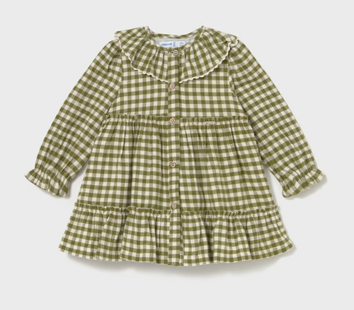 MAYORAL BABY GINGHAM DRESS | LAUREL
