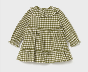 MAYORAL BABY GINGHAM DRESS | LAUREL
