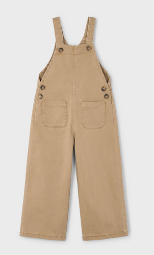 MAYORAL GIRL TWILL OVERALL CAMEL                        4608