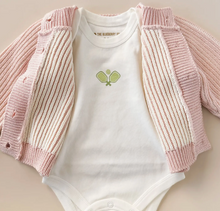 Load image into Gallery viewer, COTTON BRIOCHE CARDIGAN PINK BABY | THE BLUEBERRY HILL