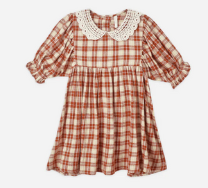 RYLEE + CRU HEIDI DRESS | RED PLAID