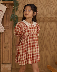 RYLEE + CRU HEIDI DRESS | RED PLAID