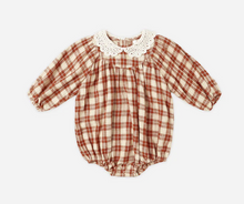 Load image into Gallery viewer, RYLEE + CRU HEIDY ROMPER | RED PLAID