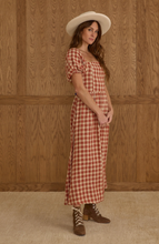 Load image into Gallery viewer, RYLEE + CRU CHIARA DRESS | RED PLAID