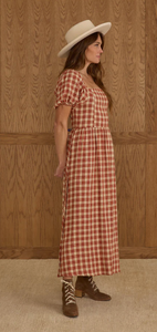 RYLEE + CRU CHIARA DRESS | RED PLAID