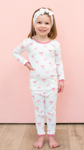 Load image into Gallery viewer, KYTE BABY LONG SLEEVE PAJAMA IN BOW