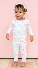 Load image into Gallery viewer, KYTE BABY LONG SLEEVE PAJAMA IN BOW