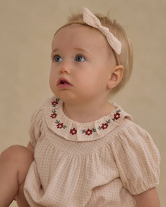 RYLEE + CRU LULA ROMPER | PETAL GINGHAM