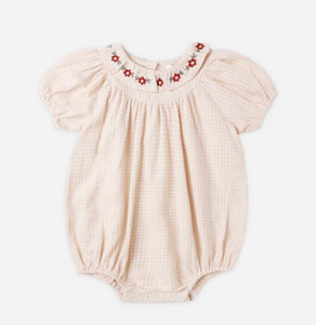 RYLEE + CRU LULA ROMPER | PETAL GINGHAM