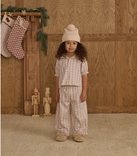 Load image into Gallery viewer, RYLEE + CRU RUFFLE PAJAMAS SET || CANDY CANE STRIPE
