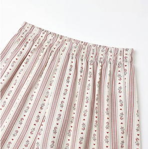RYLEE + CRU RUFFLE PAJAMAS SET || CANDY CANE STRIPE