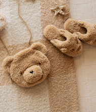 Load image into Gallery viewer, RYLEE + CRU TEDDY BEAR PURSE || GOLD