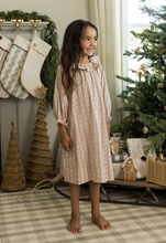 Load image into Gallery viewer, RYLEE + CRU GIRL NIGHTGOWN || CANDY CANE STRIPE