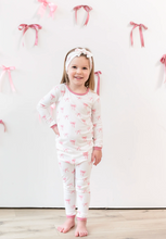 Load image into Gallery viewer, KYTE BABY LONG SLEEVE PAJAMA IN BOW