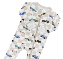 Load image into Gallery viewer, KYTE BABY ZIPPERED FOOTIE IN FAST AND FIERCE