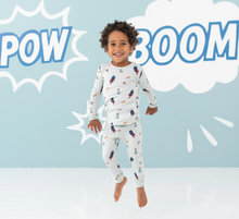 Load image into Gallery viewer, KYTE BABY LONG SLEEVE PAJAMAS IN SUPERMAN