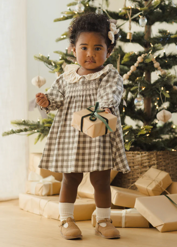 QUINCY MAE || CALLIE DRESS || FOREST CHECK