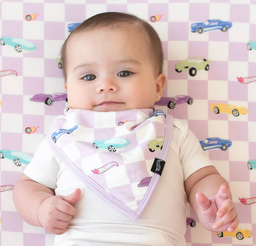 KYTE BABY BIB IN SPARKLES AND SPEED