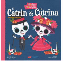 Load image into Gallery viewer, LIL BOOKS MEDIAS NARANJAS | EL CATRIN Y LA CATRINA