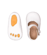 Load image into Gallery viewer, ELEPHANTITO BABY MARY JANE SHOES IN WHITE