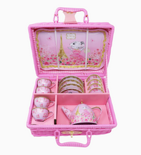Load image into Gallery viewer, CLARIS THE CHICEST MOUSE IN PARIS PICKNIC BASKET TEA SET