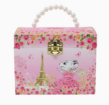 Load image into Gallery viewer, CLARIS THE CHICEST MOUSE IN PARIS | PEARL MUSICAL JEWELRY BOX