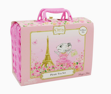 Load image into Gallery viewer, CLARIS THE CHICEST MOUSE IN PARIS PICKNIC BASKET TEA SET