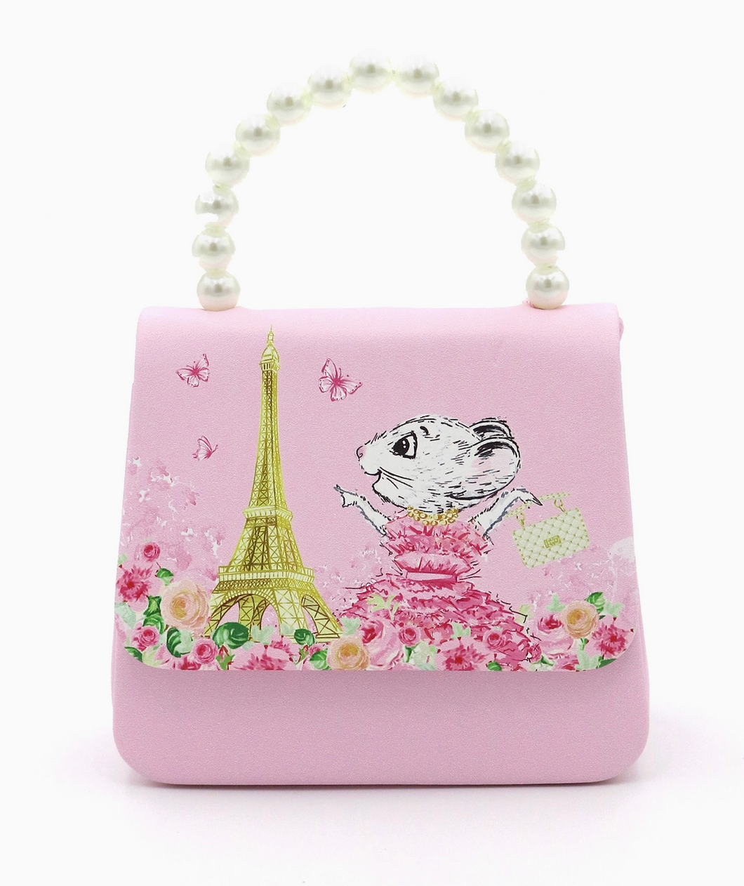 THE CHICEST MOUSE IN PARIS | HANDBAG WITH PEARL HANDLE