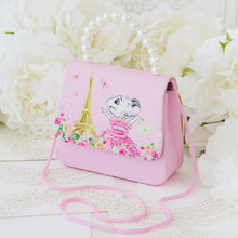 Load image into Gallery viewer, THE CHICEST MOUSE IN PARIS | HANDBAG WITH PEARL HANDLE