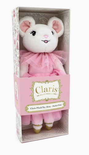 CLARIS THE CHICEST MOUSE IN PARIS | PARFAIT PINK PLUSH DOLL