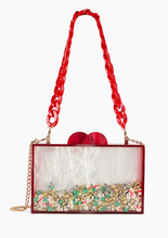Load image into Gallery viewer, BARI LYNN CHRISTMAS CHARM ACRYLIC SHAKER BAG