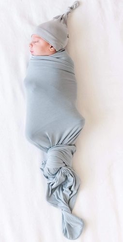KYTE BABY SWADDLE BLANKET IN FOG