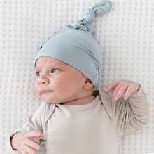 Load image into Gallery viewer, KYTE BABY KNOTTED CAP IN FOG