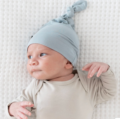 KYTE BABY KNOTTED CAP IN FOG
