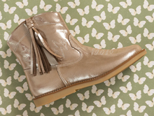 Load image into Gallery viewer, ELEPHANTITO HANNAH SUEDE BOOT METALLIC BLUSH