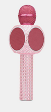 Load image into Gallery viewer, PINK BLING KARAOKE MICROPHONE &amp; BLUETOOTH SPEAKER
