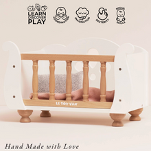 Load image into Gallery viewer, LE TOY VAN DOLL WOODEN COT
