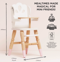 Load image into Gallery viewer, LE TOY VAN DOLL HIGH CHAIR