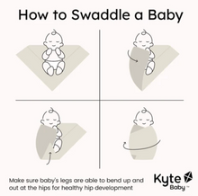 Load image into Gallery viewer, KYTE BABY SWADDLE IN SLATE