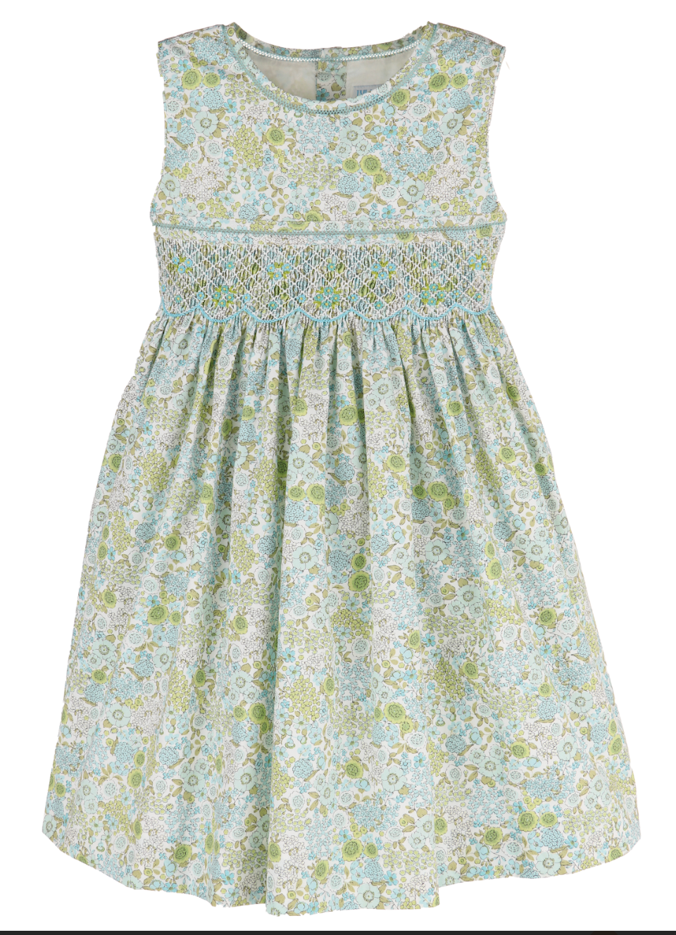 floral smock dress Luli & Me Floral Bouquet Smock Dress