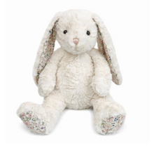 Load image into Gallery viewer, FAITH CREAM FLORAL BUNNY PLUSH TOY